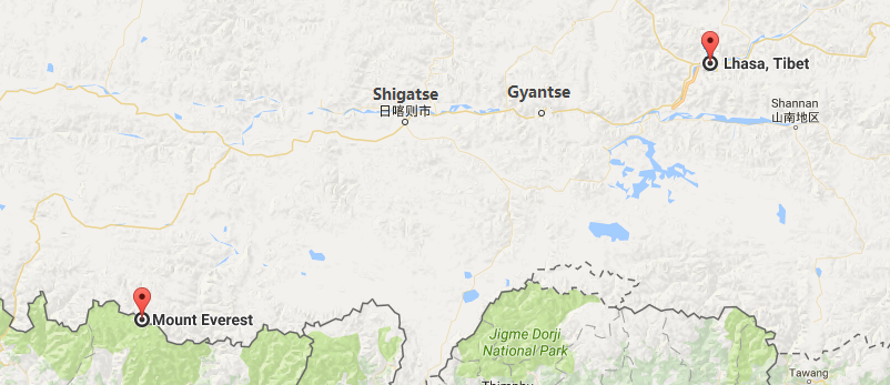 8 Days Nachu Horse Racing Festival Tour Map