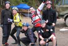 Bruce and cycling group